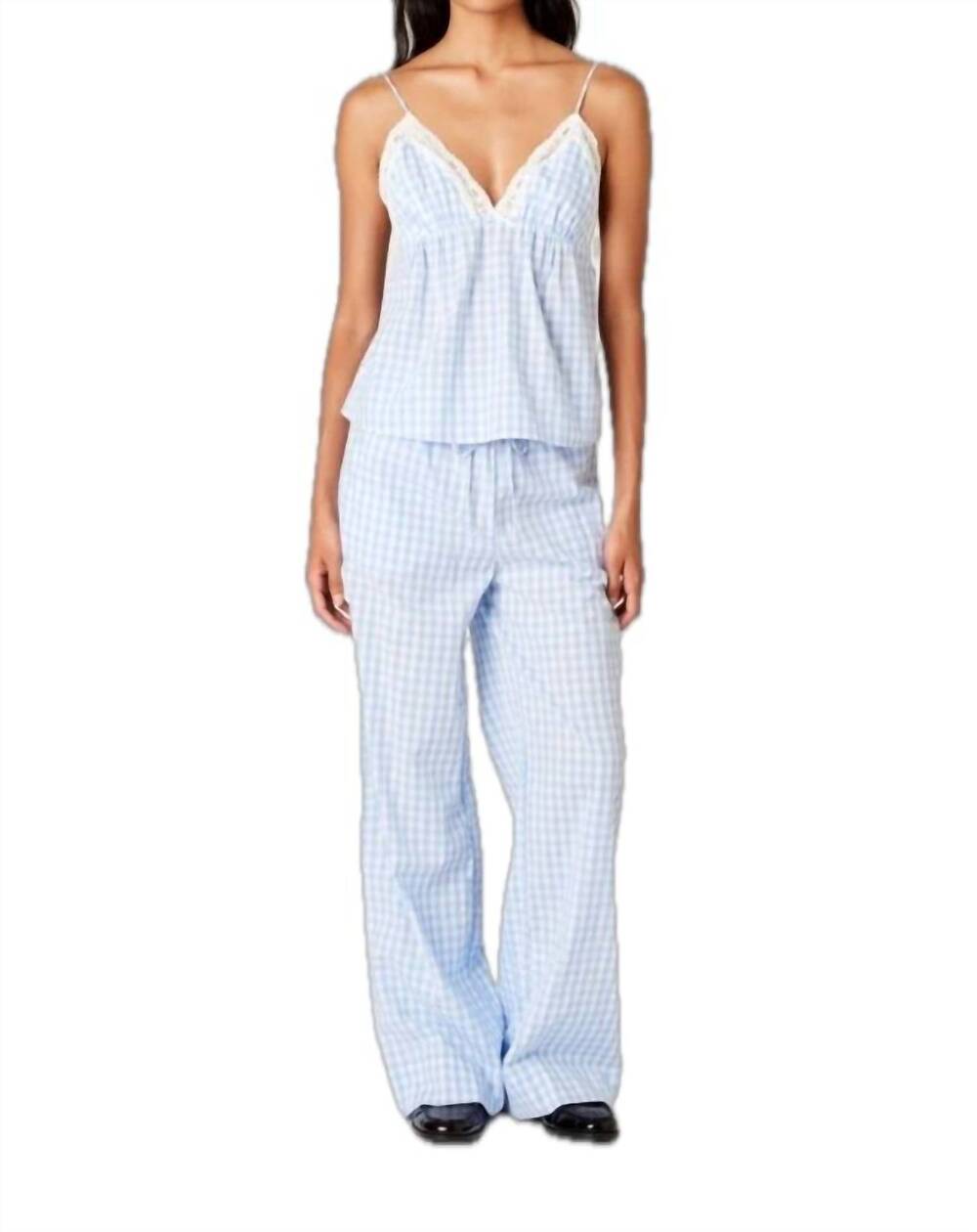 NEW NIA khonny wide leg pants in blue